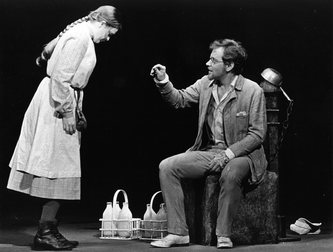 Spöksonaten, Dramaten, 1973, Kari Sylwan, Mathias Henrikson