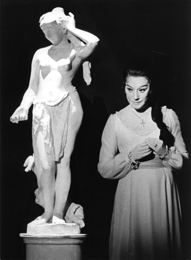Spöksonaten, Dramaten, 1973, Gertrud Fridh