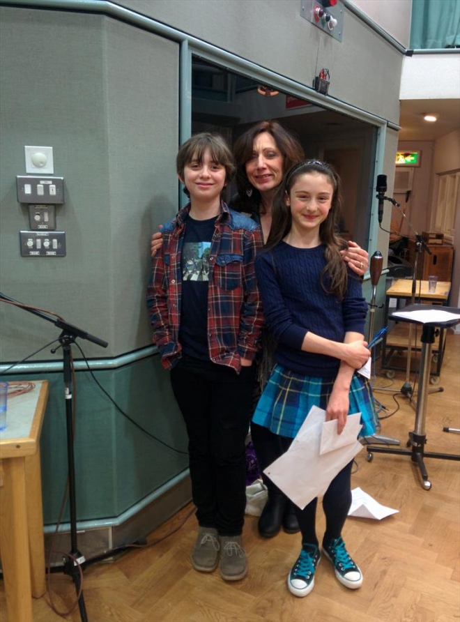 Hollie Burgess (Fanny), Sharon Oakes, Adam Thomas Wright (Alexander). BBC Radio Hollie Burgess (Fanny), Sharon Oakes, Adam Thomas Wright (Alexander). BBC Radio