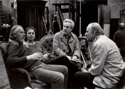 Efter repetitionen, bakombild, Bergman, Erland Josephson, Lena Olin, Sven Nykvist