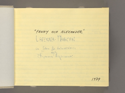 Fanny och Alexander, arkivmaterial, c02100002a 