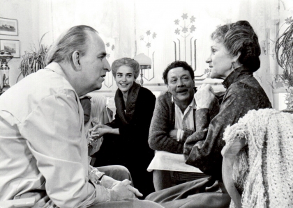 Fanny och Alexander, bakombild, Bergman, Ewa Fröling, Allan Edwall, Gunn Wållgren