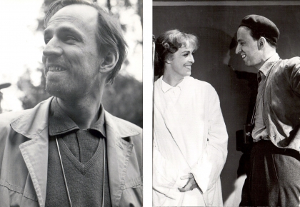 Smultronstället, bakombild, Bergman, Gunnel Lindblom