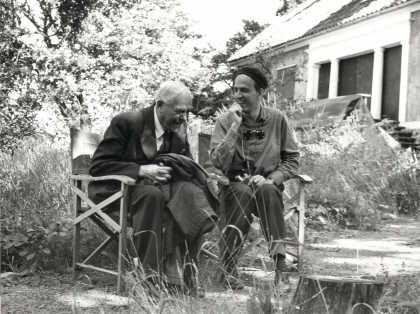 Smultronstället, bakombild, Bergman, Victor Sjöström