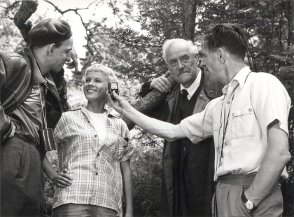 Smultronstället, bakombild, Bergman, Victor Sjöström, Bibbi Andersson, Gunnar Fischer