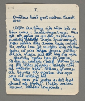 "Onådens höst post mortem Christi 1808."