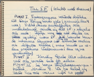 Bergman had clear ambitions of being more than just a script editor at Swedish Film.