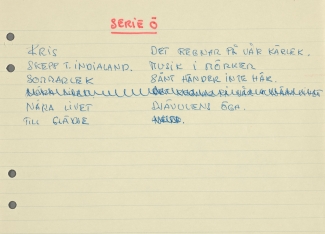 Serie Ö.