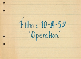 The handwritten title page.