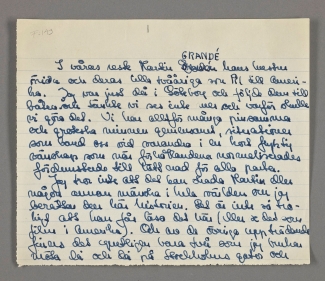 "Jag tror inte att det kan skada Martin eller någon annan mänska i hela världen om jag berättar den här historien."