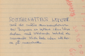 Titelsidan till regimanuset.