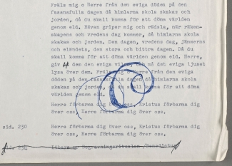 Översättning av latinska texterna i tredje akten.